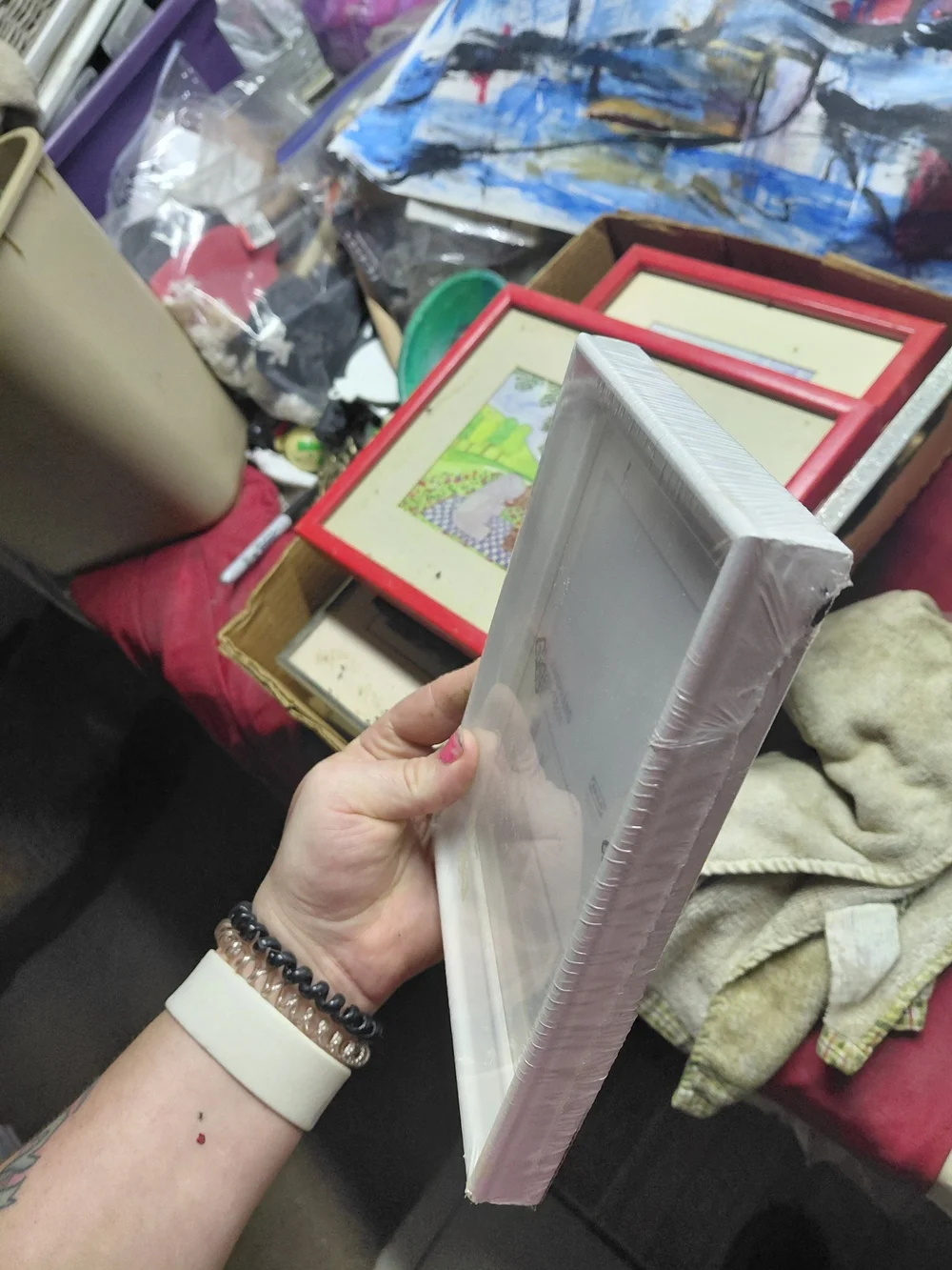 IKEA KNOPPÄNG white photo frame 5x7